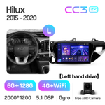 Teyes CC3 2K 10,2"для Toyota Hilux 2015-2020