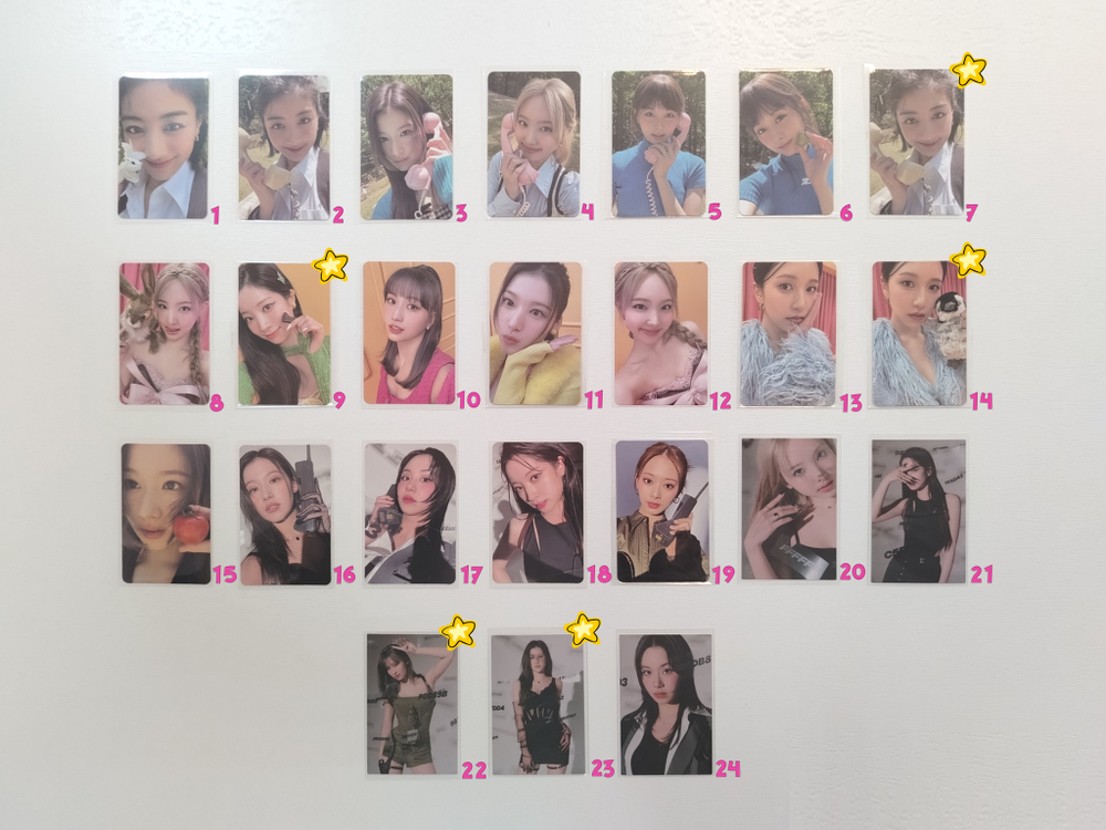 Фотокарты TWICE - BETWEEN 1&2 (альбомные)