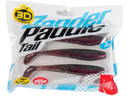 Виброхвосты LJ 3D Series ZANDER PADDLE TAIL 5.5in (14.00)/Z14 3шт.