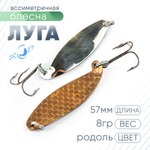 Блесна ЖОР "Луга" ассиметричная (57мм, 8гр)
