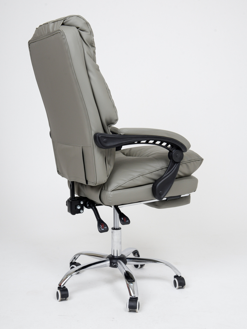 Кресло компьютерное офисное мягкое KRESLO COMFORT "Premium", экокожа