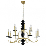 Подвесная люстра Newport VANESSA 3878+4/С brass