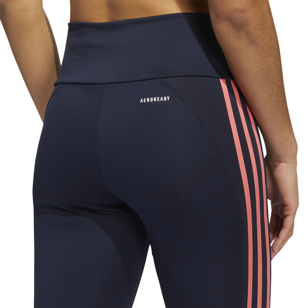 Женские теннисные брюки adidas 3-Stripes 7/8 Tight Women - Blue