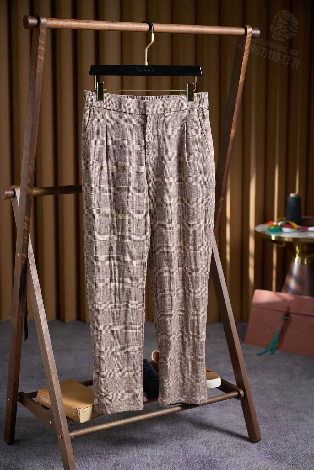 Льняной костюм Ermenegildo Zegna