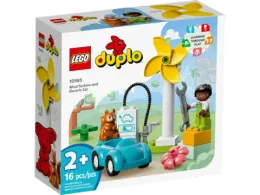 Конструктор LEGO Duplo 10985 Ветряная турбина и электромобиль