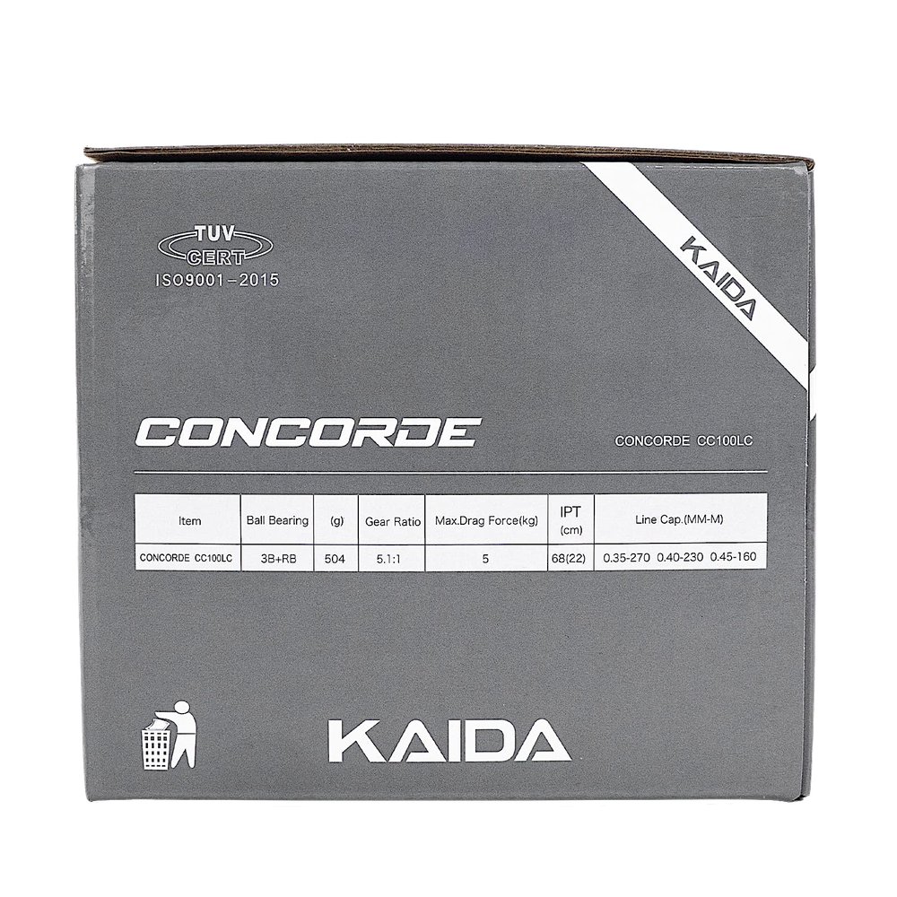 Катушка мульт. Kaida Concorde CC со счетчиком -