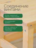 Табурет для кухни, 33х33х45, Одвар, 4 шт., деревянный, для кухни, сосна, IKEA