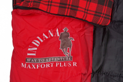 Спальный мешок одеяло с подголовн. INDIANA MAXFORT PLUS 195+35*90 (+12/-15) R-zip