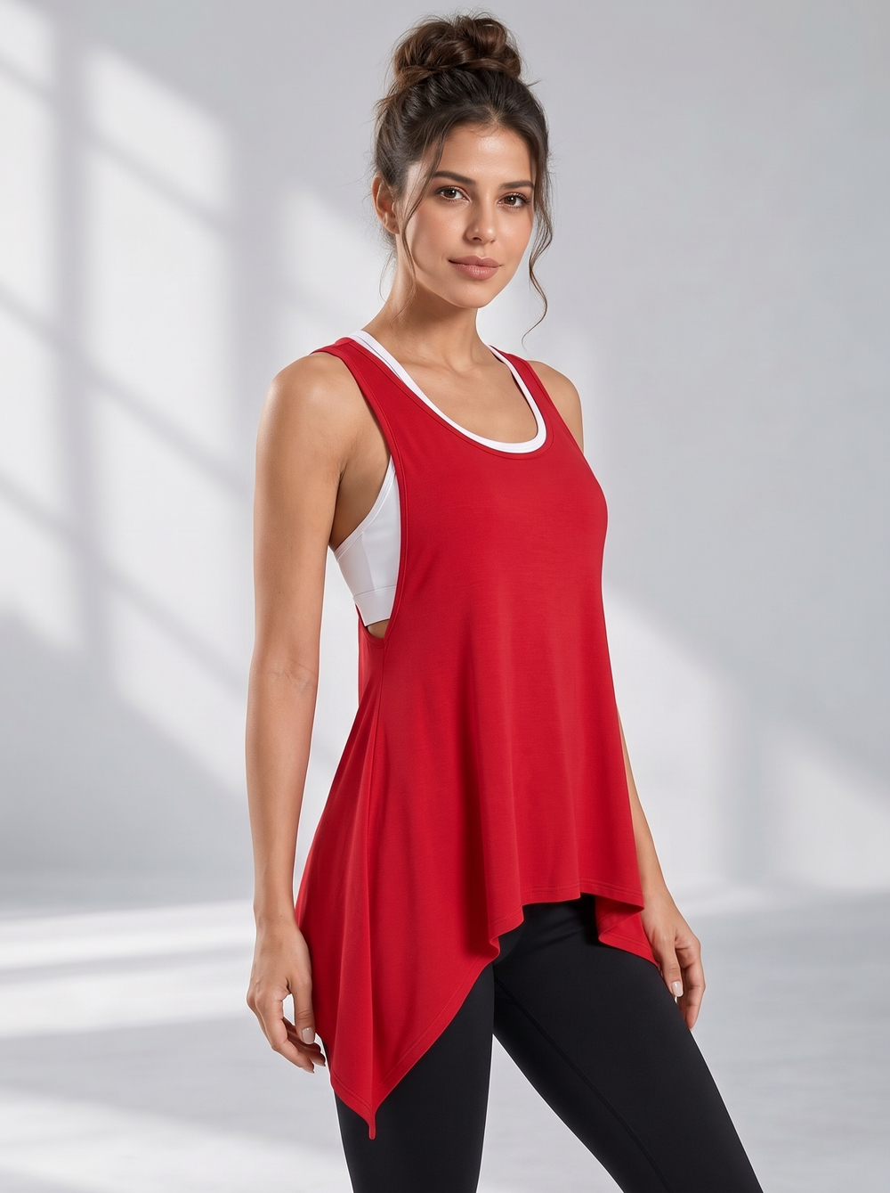 FunLab Oil Tank Top, Red