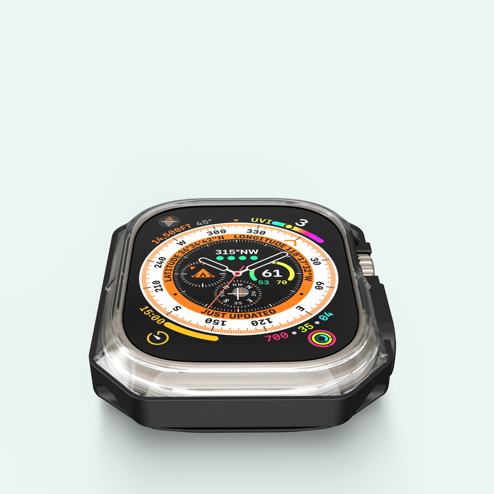 Чехол-бампер с черными вставками от Dux Ducis для часов Apple Watch Ultra 1 и 2, 49MM, Tamo Series Case
