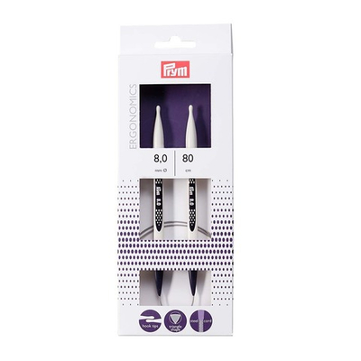 Спицы круговые Ergonomics, 8мм/80см Prym 215811