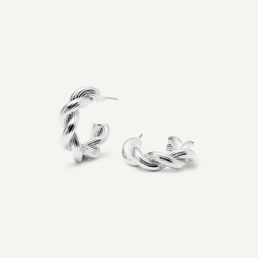 Серьги Изящное Переплетение – Серебро