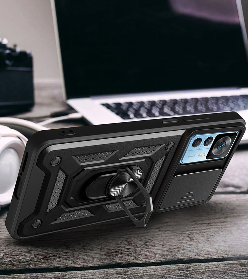 Чехол с кольцом Bumper Case для Xiaomi 12T / 12T Pro