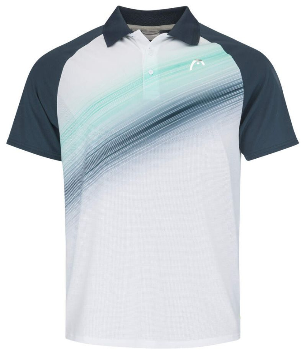 Мужское теннисное поло Head Performance Polo Shirt - небесный