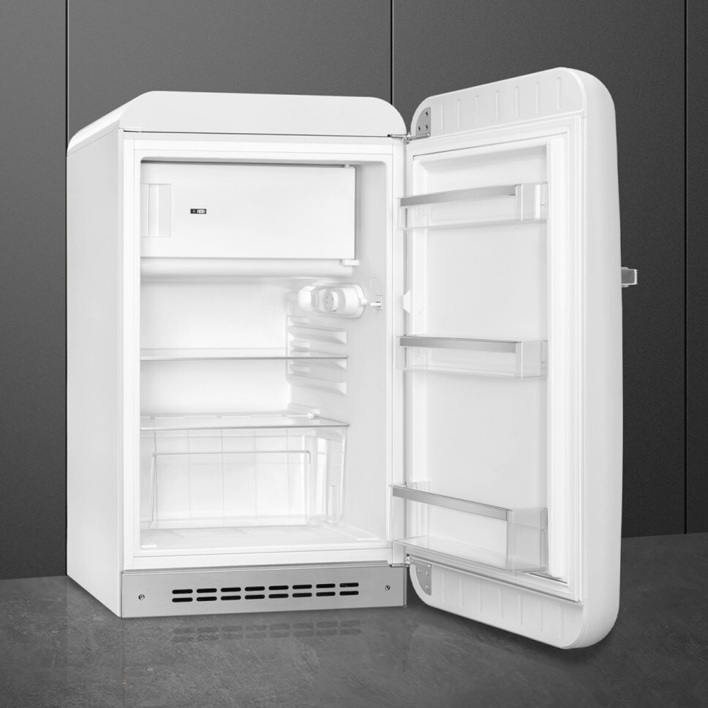Отдельностоящий однодверный холодильник Smeg FAB10RWH6