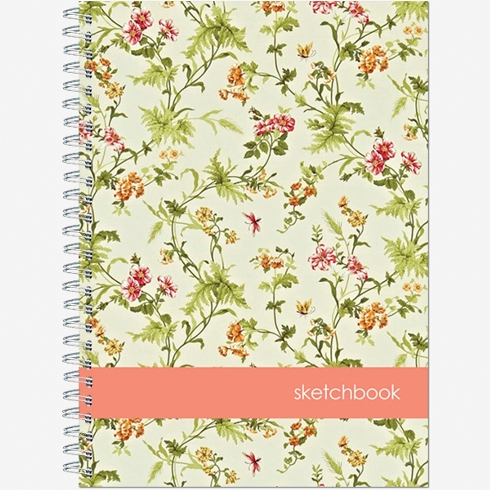 Блокнот-скетчбук SKETCHBOOK А5 с жесткой обложкой 60л. "Нежность"