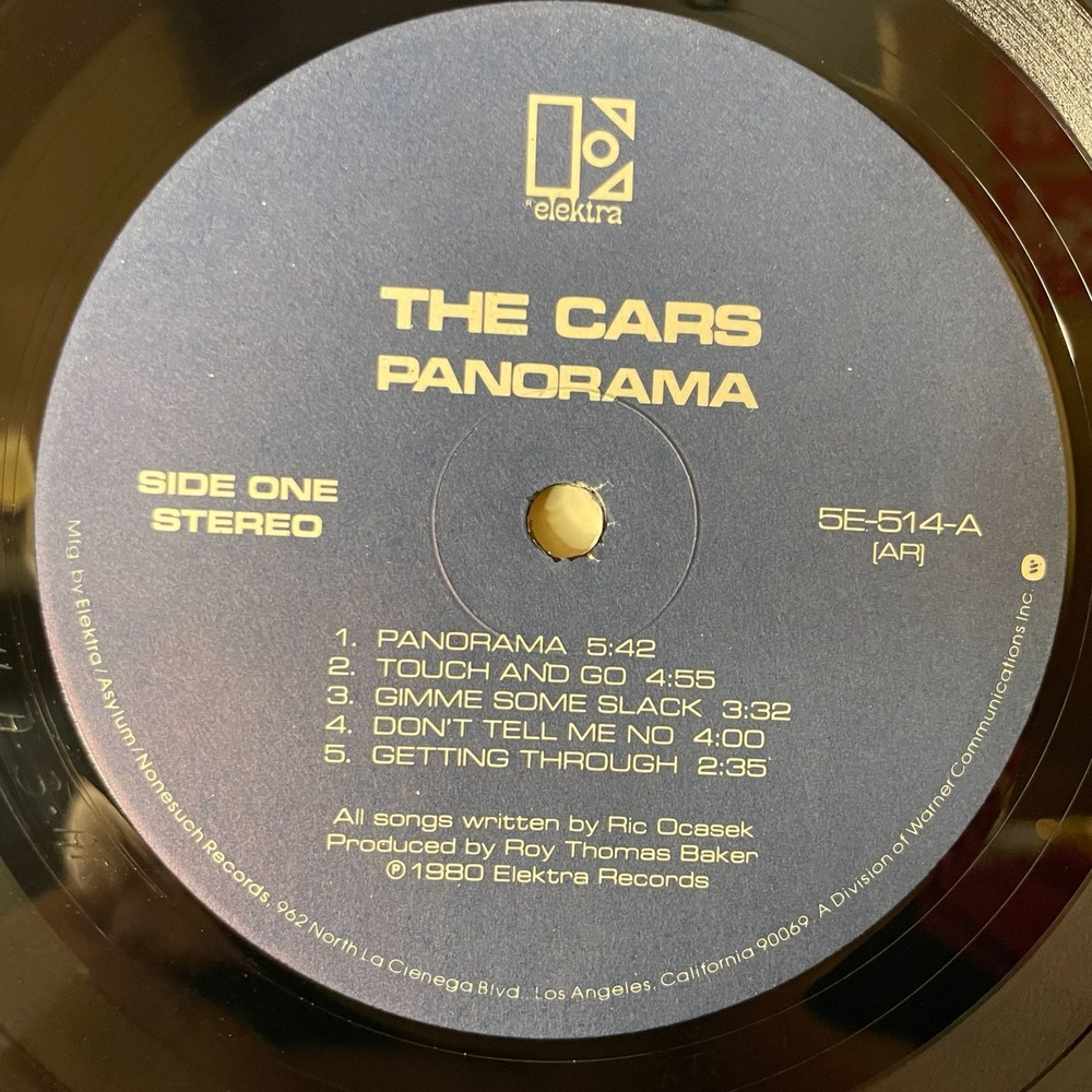 Винтажная виниловая пластинка LP The Cars Panorama (USA 1980)