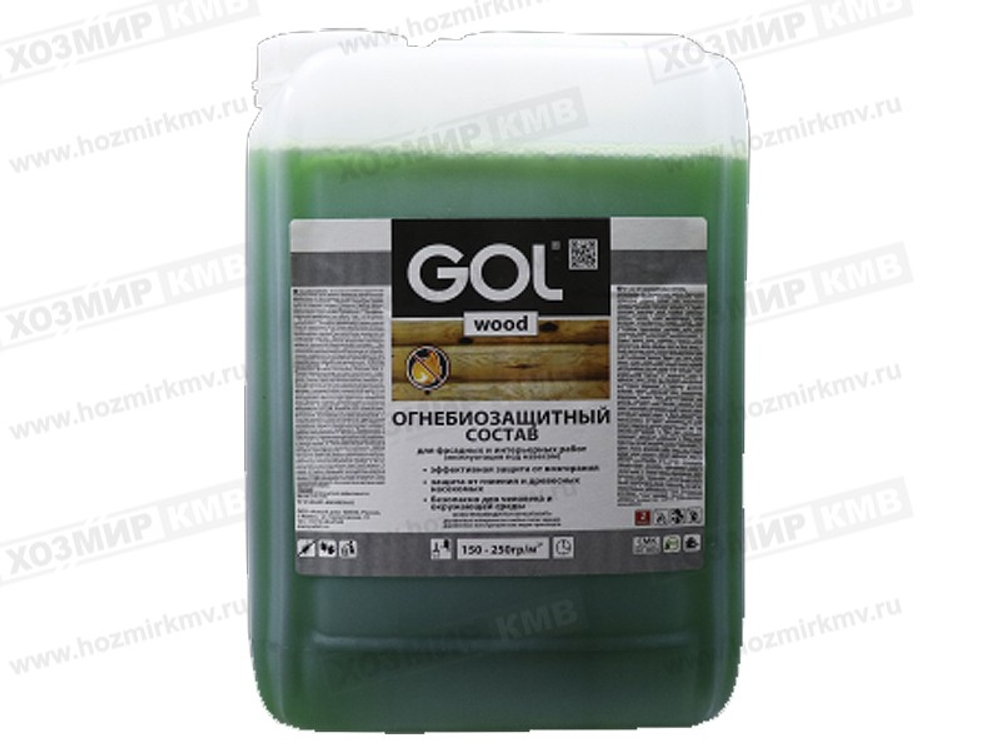 Wd.260-10.2 (GOLwood) ОГНЕБИОЗАЩИТА бесцветная 10кг