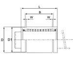 Чертеж LME40UU