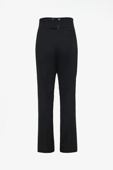 ZARA X JOHN GALLIANO БРЮКИ С ПРЯЖКОЙ ИЗ 100% ШЕРСТИ, ЧЕРНЫЙ