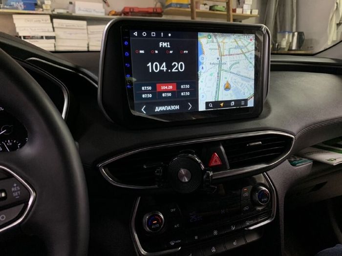 Магнитола для Hyundai Santa Fe 2018-2020 - ZX313R10-7862 Android 10, Быстрая, SIM-слот