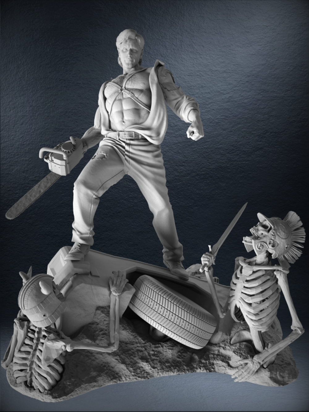 Evil Dead Ash v3 фигурка для покраски
