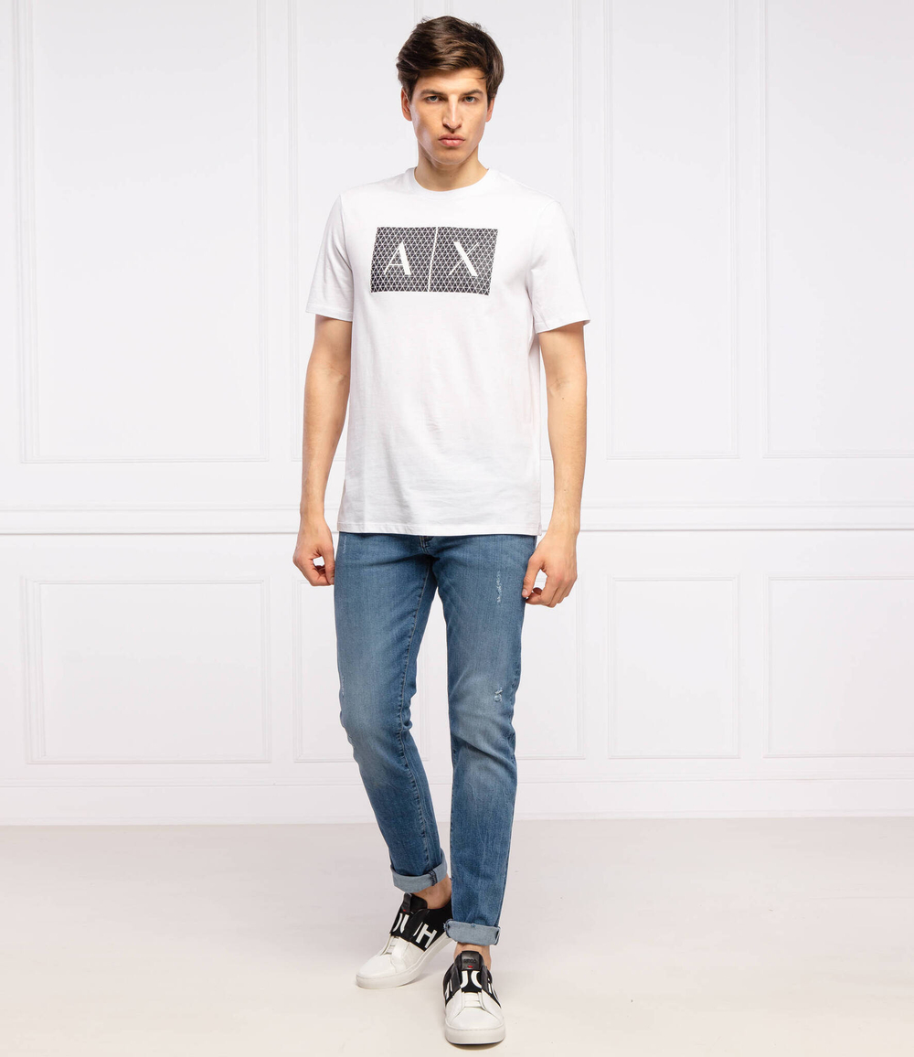 футболка Armani Exchange - белый(8NZTCK Z8H4Z)