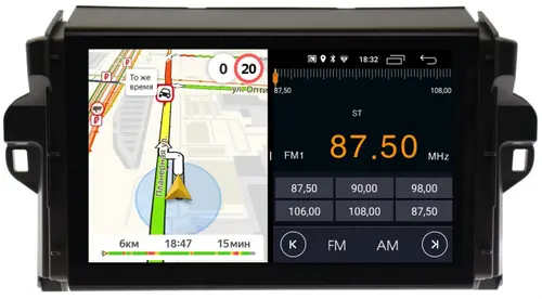 Магнитола для Toyota Fortuner 2015-2022 - Parafar PF589FHD на Android 13, CarPlay, 4G SIM-слот