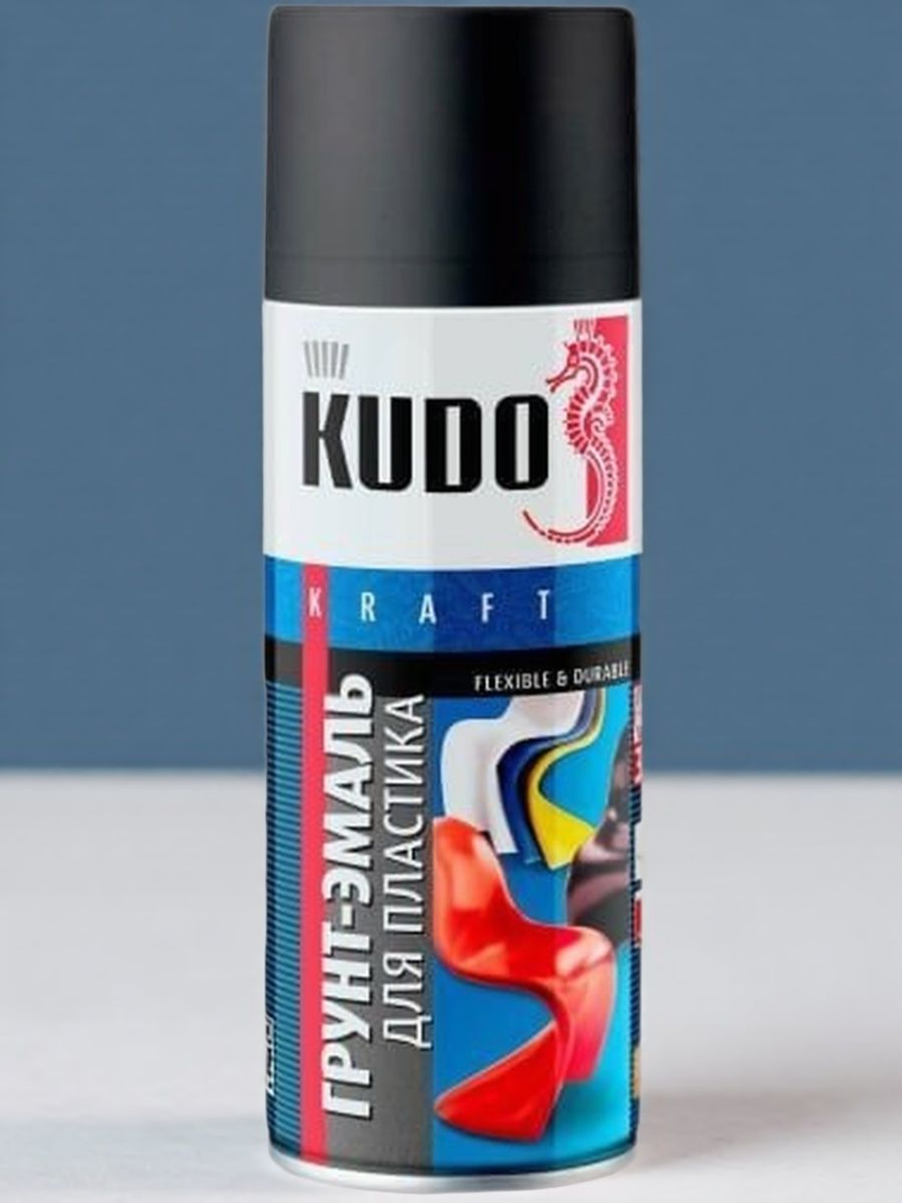 Грунт-эмаль для пластика красная KUDO KU-6006 (RAL 3020)