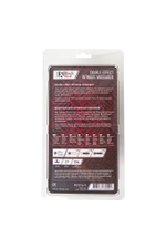Двусторонний вибромассажер Black&Red by Toyfa, силикон, красный, 21 см