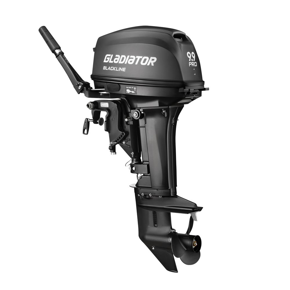 Лодочный мотор Gladiator G9.9PRO FHS BLACKLINE
