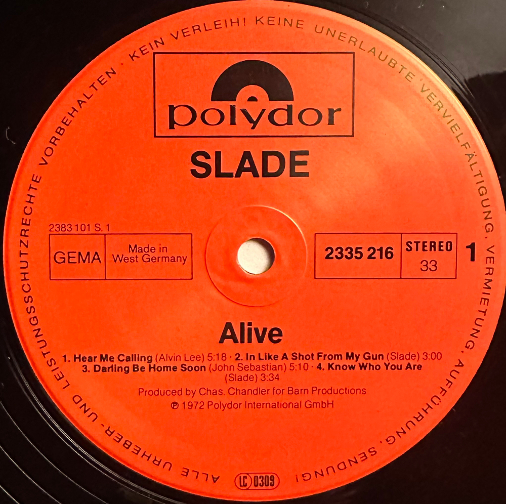 Slade - Slade Alive! 2LP (Германия)