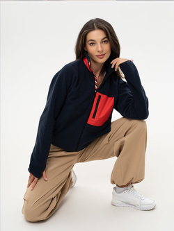 Флисовая толстовка unisex Eiger navy