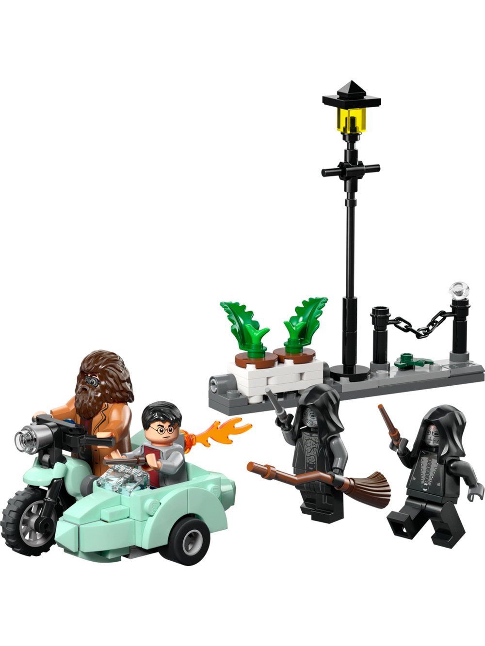 Конструктор Лего Гарри Поттер Побег Хагрида и Гарри на Тисовой улице | LEGO Harry Potter  - 76459, 124 деталей (8+)