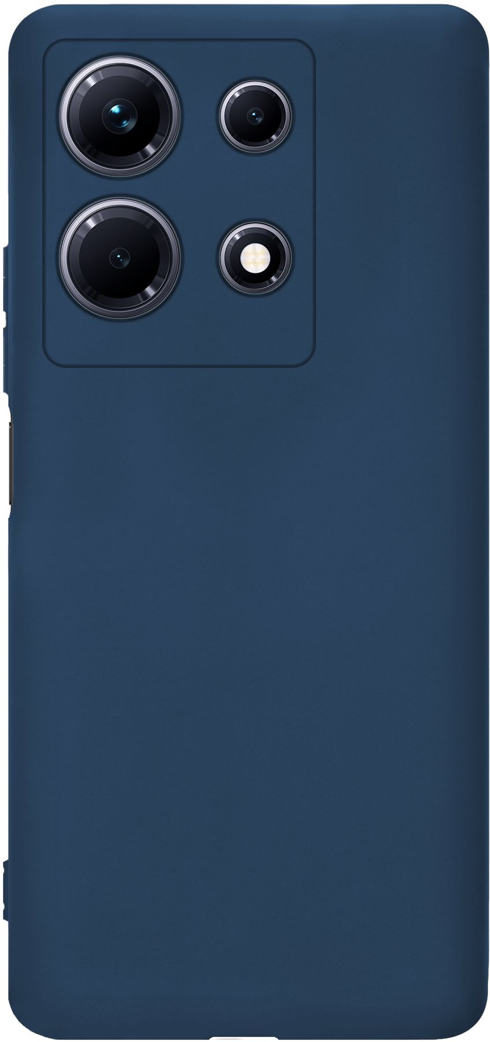 Мягкий Soft Touch чехол из силикона для INFINIX NOTE 30 (не 5G,PRO,VIP) с бархатной подкладкой