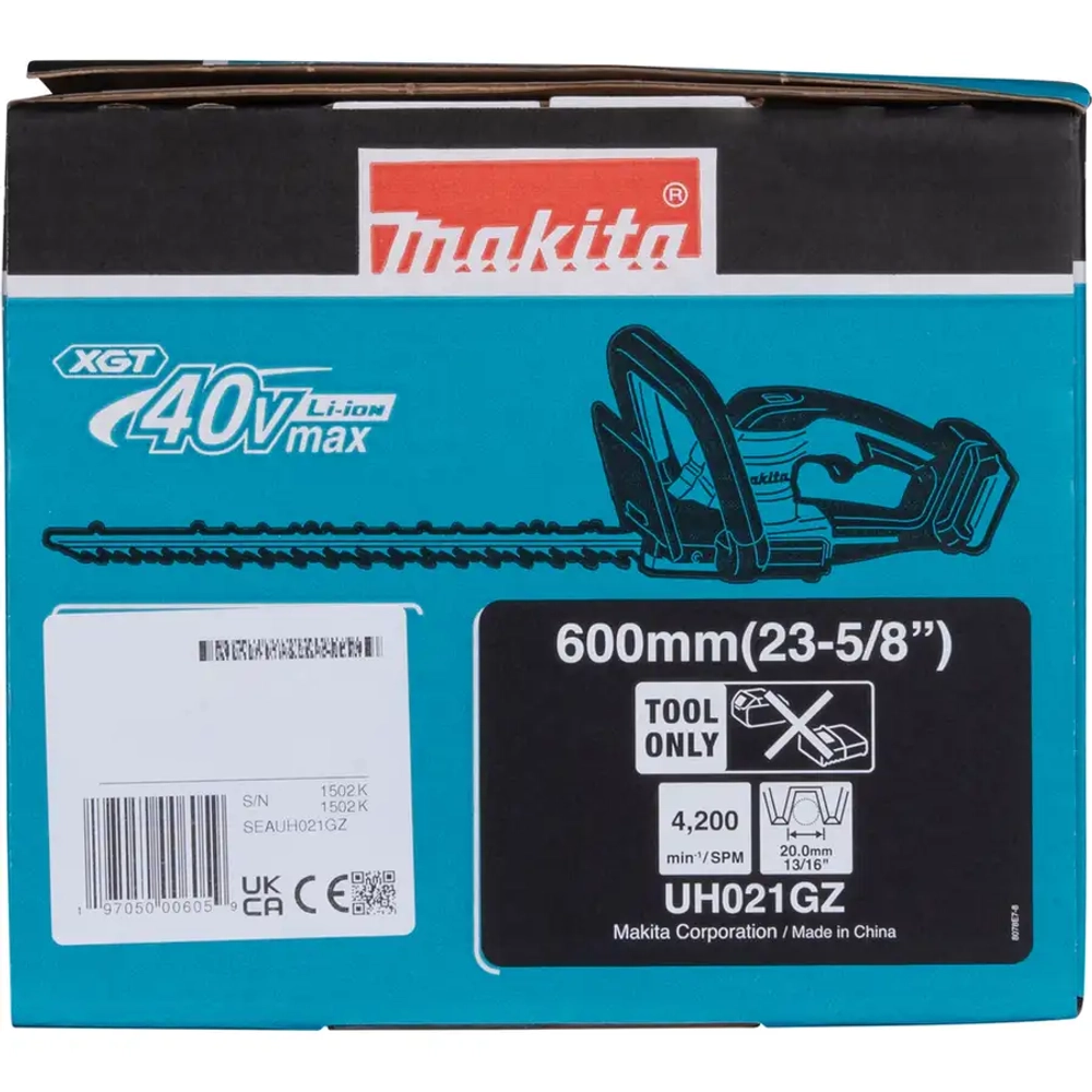 Аккумуляторный кусторез XGT Makita UH021GZ