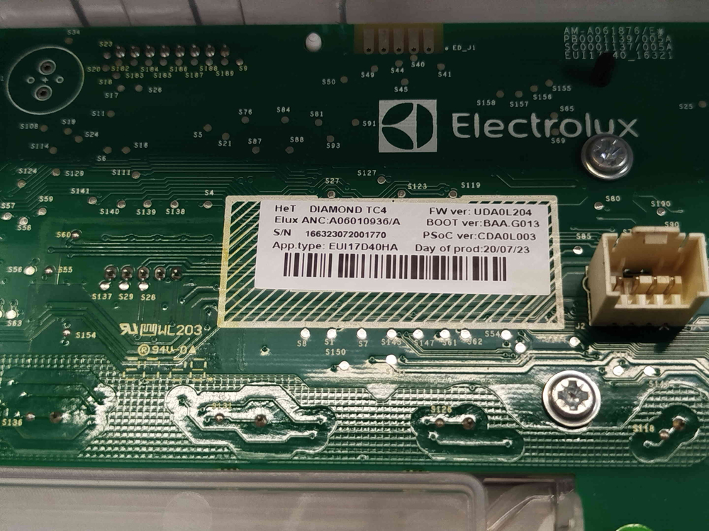 EW6T4R262 кт292 Модуль индикации с панелью стиральной машины Electrolux EW6T4R262 б/у