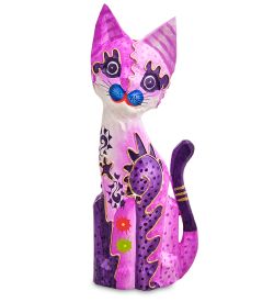 Decor and Gift 99-458 Фигурка «Кошка» н-р из трех 30,25,20 см (албезия, о.Бали)