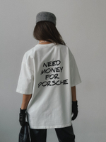 Футболка "PORSCHE" | Молочный