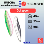 Блесна колеблющаяся HIGASHI Dot spoon 24g #08