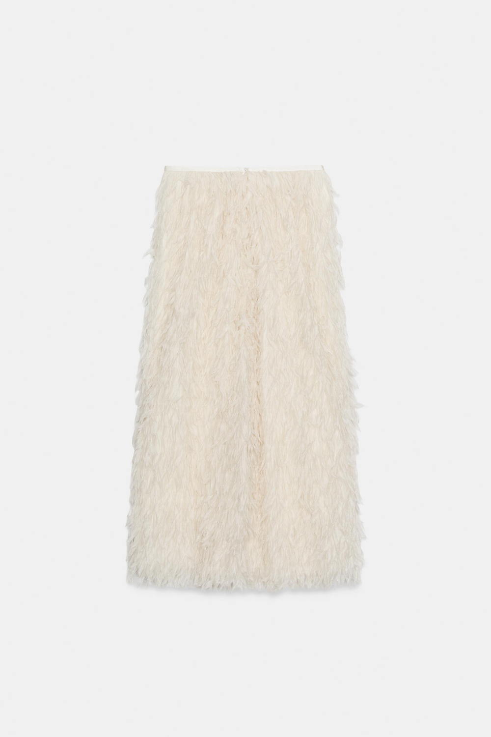 ЮБКА С ПЕРЬЯМИ — ZW COLLECTION LIMITED EDITION — ZARA