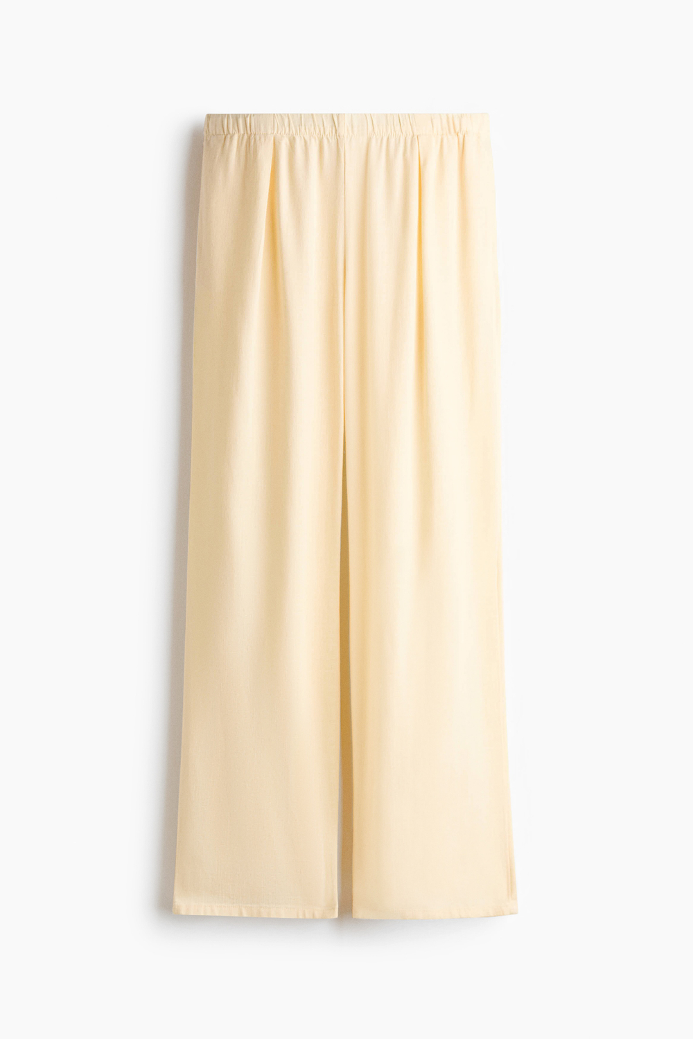 Широкие брюки из смеси льна - H&M