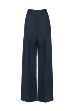 “Striped wool trousers” Брюки широкие со складками. (2)