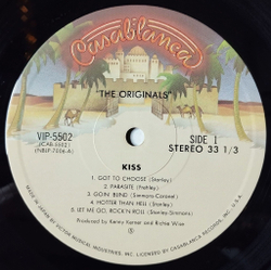 Винтажная виниловая пластинка LP Kiss The Originals (Japan 1977) (No Obi) VIP-5501