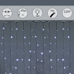 A-943 WW/W FLASH сведодиодный занавес 2*2м 300LED, провод темно-зелёный