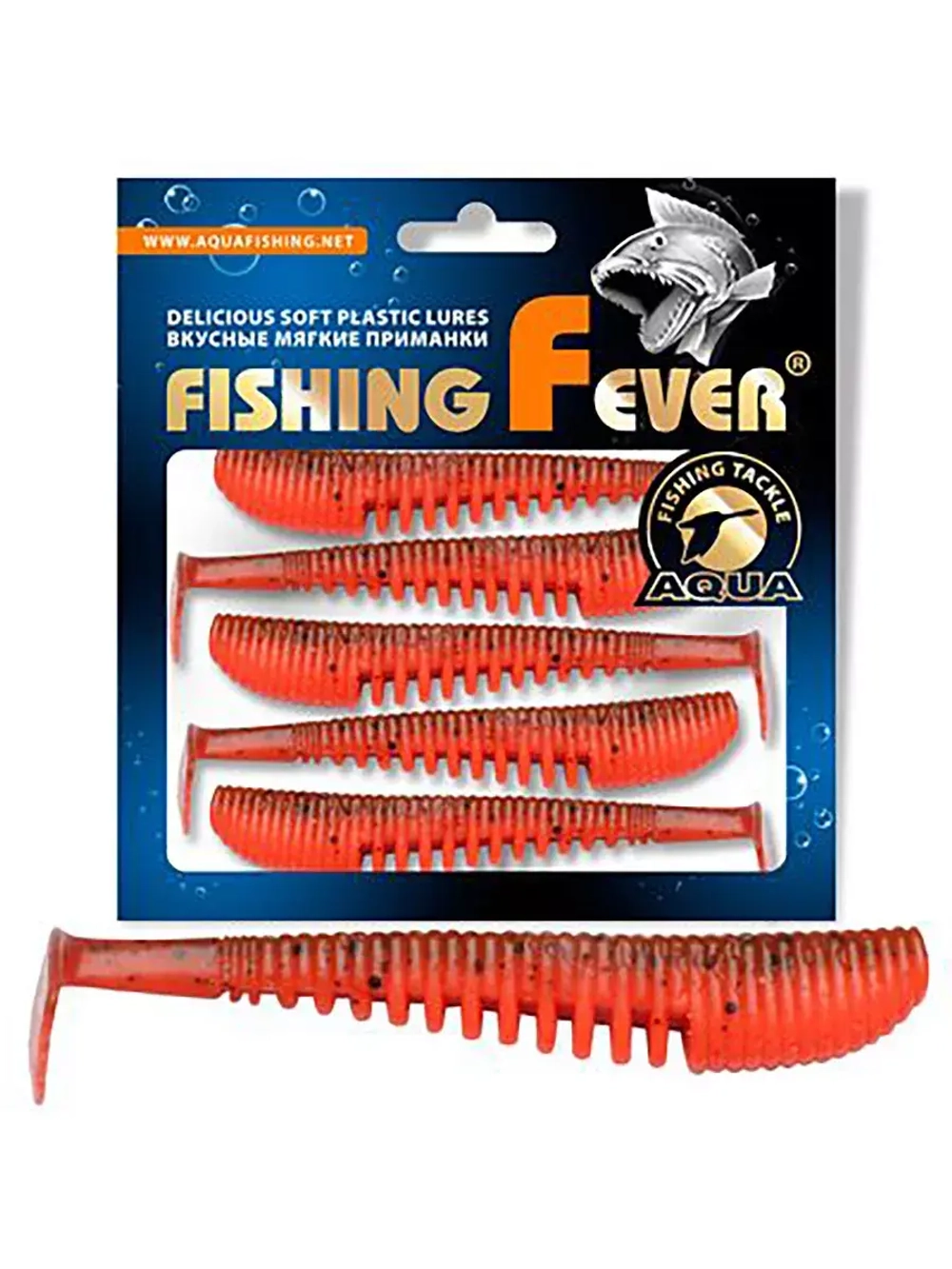 Мягкая приманка риппер FishingFever 7,0cm,3,0g,2 уп. по 5 шт