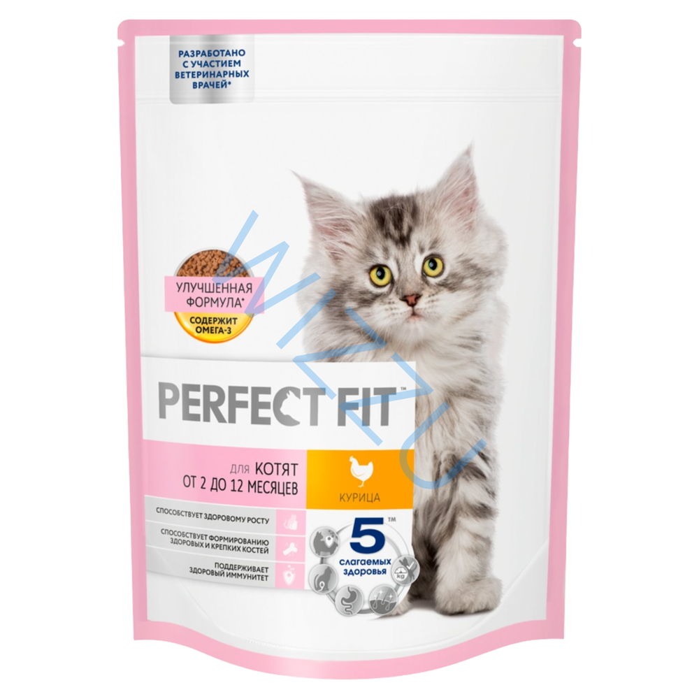 Корм Перфект Фит для котят курица 650г, шт