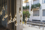 Подвесной дизайнерский светильник Crystal Bulb от Lee Broom (10 подвесов)
