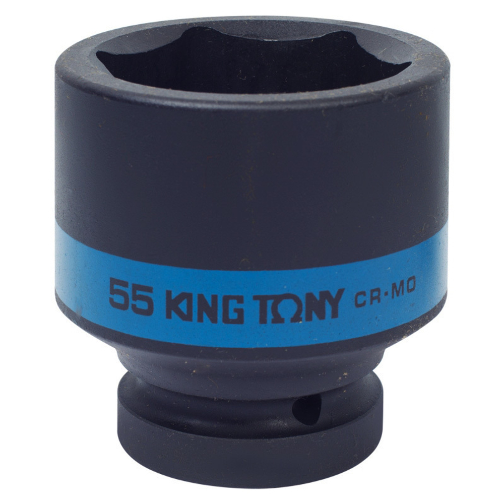 KING TONY (853555M) Головка торцевая ударная шестигранная 1", 55 мм