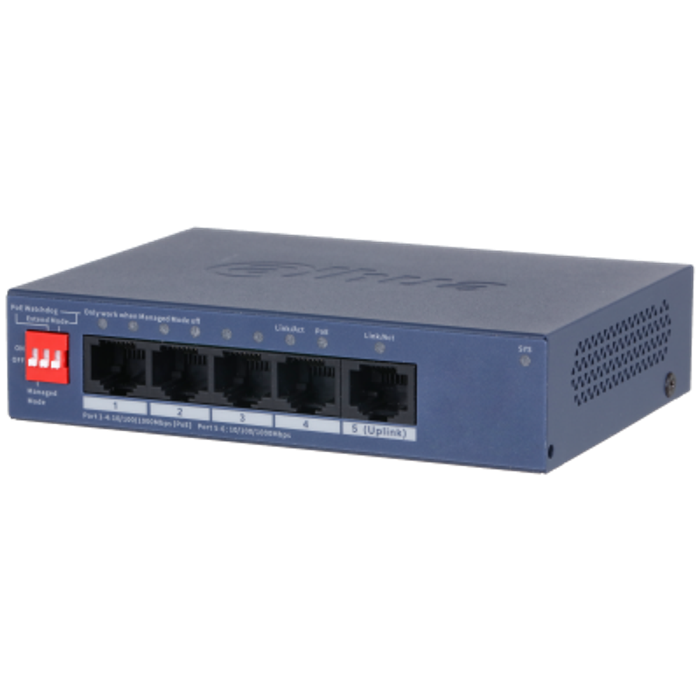 Сетевой PoE коммутатор Dahua Dahua DH-CS4005-4GT-36